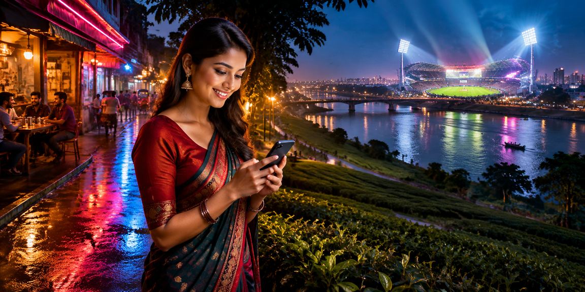 ময়মনসিংহের চা বাগানে ক্রিকেট বেটিং উপভোগ করছেন দর্শক