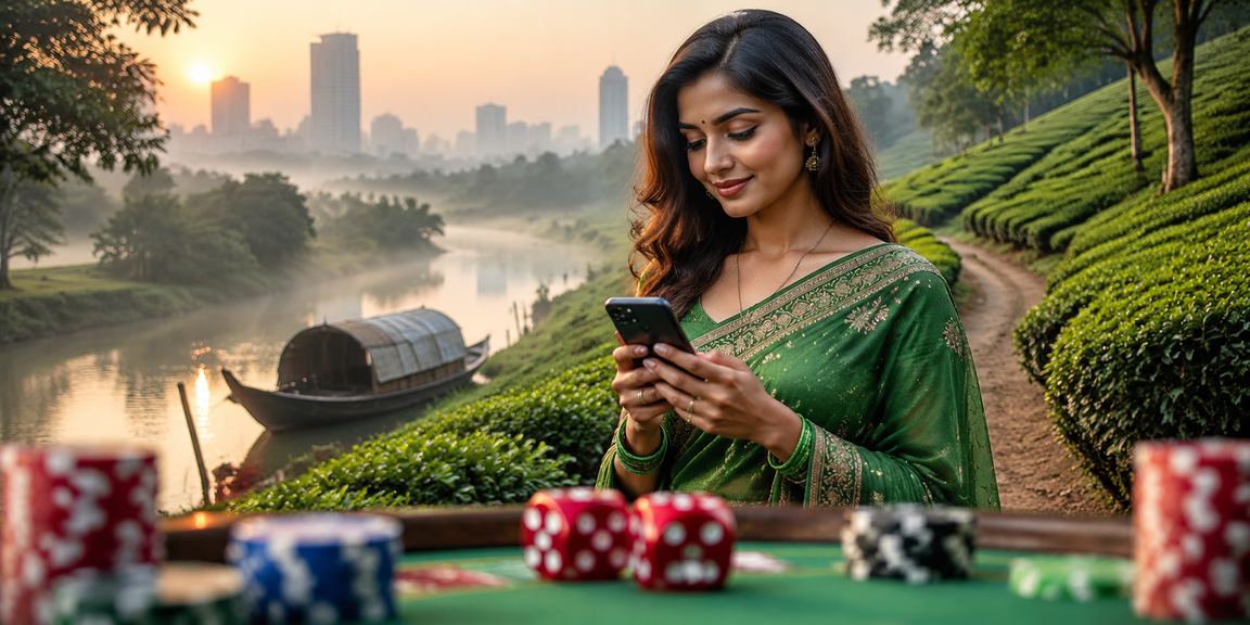 সুন্দরবন অঞ্চলে নিরাপদ অনলাইন গেমিং প্ল্যাটফর্ম ব্যবহারের দৃশ্য